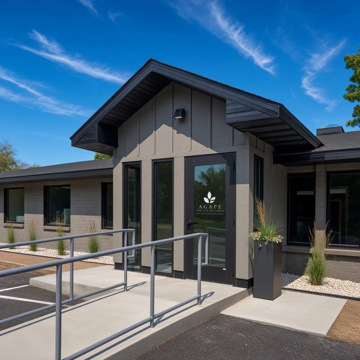 Agape Health & Wellness building entrance